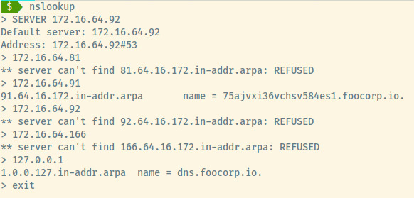 172.16.64.92 DNS Lookups